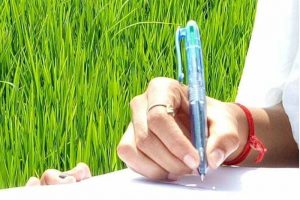 நான்கு வழிச்சாலையில் ஒரு விவசாயியின் கையெழுத்து