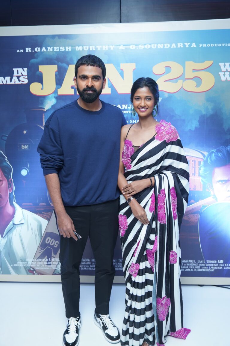 ”திரைப்படங்களில் அரசியல் பேசினால் என்ன தவறு” –  “ப்ளூ ஸ்டார்” பட விழாவில் நடிகை கீர்த்தி பாண்டியன்