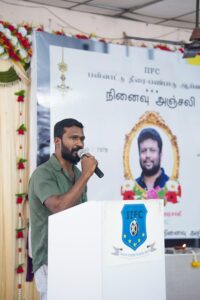 இயக்குனர் வெற்றிமாறனின் IIFC-சார்பில் வெற்றி துரைசாமிக்கு நினைவஞ்சலி!
