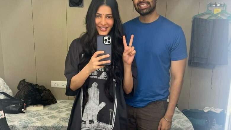 ‘டகோயிட்’ படப்பிடிப்பில்  இணைந்த நடிகை ஸ்ருதி ஹாசன்