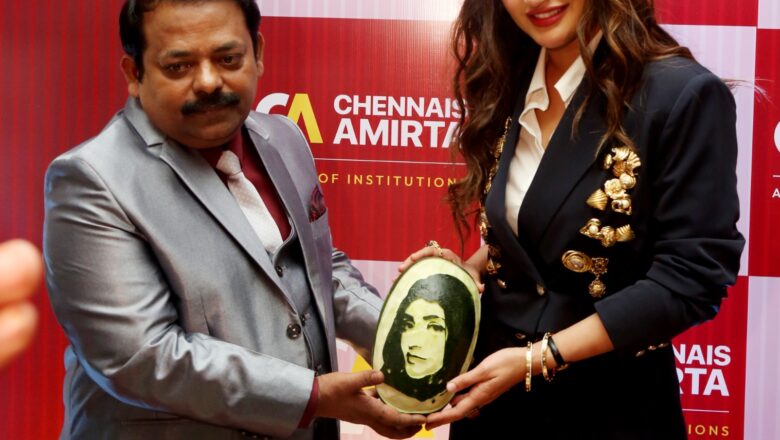 சென்னைஸ் அமிர்தா குழுமத்தின் பிராண்ட் அம்பாசிடரான நடிகை ஸ்ரீலீலா